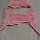 Malier Dog Winter Coat, Reversible Fleece Dog Cold Weather Coats, Windproof Warm Snow Puppy Jacket Vest Pet Clothes for Small Medium Large Dogs (Pink, Large)