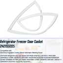 Refrigerator Freezer Door Gasket 242193205 Compatible with Frigidaire Kenmore Crosley Fridge Freezer Door Seal, Replaces Replaces 240390702, 240514607, 241872505, 5304439522, 3016407