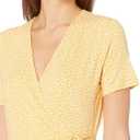 Amazon Essentials Women's Short Sleeve Faux-Wrap Dress