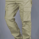 Men's Casual Cargo Pants with Multiple Pockets, Size 32-38