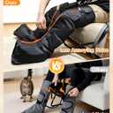 Mothers Day Gifts, Leg Massager with Heat and Compression - Foot Calf Thigh Massage for Circulation and Pain Relief, Professional Compression Boots with 6 Modes, 9 Intensity, 4 Heat