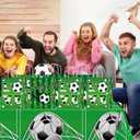W WINTMING 16Pcs Soccer Gift Bags Team Party Favor Bag for Treat Candy Snack Soccer Goodie Bags with Handles Small Paper Bag for Sports Events Birthday (soccer2), 8.66 x 6.3 x 3.15 inches