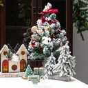 10 x Vitalizart Dusty Green Velvet Ribbon Set 3/8" x 15 Yd Wooden Spool Fabric Trim 3 Rolls * 5 Yd for Christmas Wreath Decoration Handmade Craft Ornaments Gift Wrapping & Bow Making