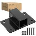 Tulalux 2 inch Towing Receiver 5/8”Pin Hole Class 3 Trailer Hitch 25573LBS Work Well for Tractor Bucket RV UTV Truck
