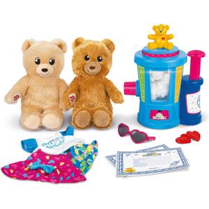 Casdon Build-A-Bear Workshop Toy Stuffing Station | At-Home Station for Kids Aged 3+ | Stuff, Dress & Cuddle Furry Friends | Toy Stuffing Station with Lights Included