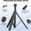 64in Pocket 3 Selfie Stick Tripod for GoPro Camera, Xtra Muse Extendable Stand Quick Release 1/4'' Screw Vlog for DJI Osmo Pocket 3 Action 6 5 Pro 4 for Insta360 X5 X4 X3 for AKASO DSLR Accessories