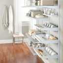 Rubbermaid 14-1/2 in. D White Twin Track Bracket