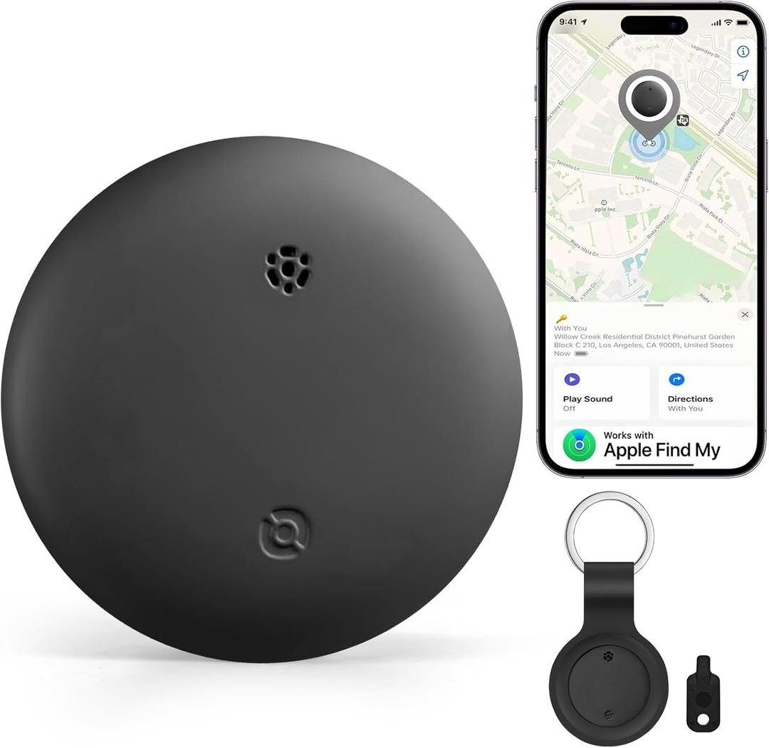 Air Tracker Tag-1 Pack Works with Apple Find My (iOS Only), Bluetooth Tracker Tag Keys Finder Tracking Tags Item Locator with Sounds Smart Tag Keys Item Finders Smart Tag for Keys