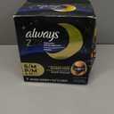 Always ZZZ Overnight Disposable Period Underwear for Women Size S/M, 360 Degrees Coverage, 7 Count