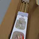 KAMANINA Gold Double Curtain Rod 36 to 72 Inches (3-6 Feet) Window Telescoping Drapery Rods, 1 Inch Heavy Duty Curtain Rods for Windows, Twisted Cage Ends