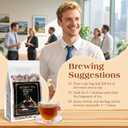 Zenvivian Ginseng Six Treasure Tea - Herbal Tea with Ginseng, Wolfberry, Red Dates, Maca, Polygonatum Sibiricum & Mulberry - Natural Ingredients, Relaxing, 25 Tea Bags (EXP 12/10/26)