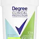 Degree Clinical Protection Antiperspirant Deodorant 72-Hour Sweat & Odor Protection Stress Control Antiperspirant for Women 1.7 oz