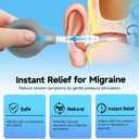 Ears Pressure Relief for Airplane Travel Essentials, Gifts for Men Women Who Like Travel as Christmas Gift, Stocking Stuffer, Gray