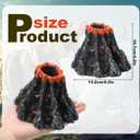 Motiskyy Resin Fake Volcano for Jungle Safari Dinosaur Theme Birthday Party Decorations Table Centerpieces Artificial Lava Statue Resin Models for Lava Jungle Dino Themed Birthday Party Supplies