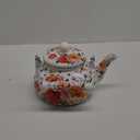 DEAYOU 2.6 Quart Enamel Tea Kettle, 2.5L Porcelain Tea Pot with Handle for Hot Water, No Whistling