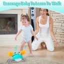 Hirger Crawling Crab Baby Toy, Dancing Walking Crab Tummy Time Toys for Infant 3-12 Month, Toddler Toys for 1 2 3 Year Old Birthday Gift