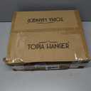 TOPIA HANGER Wooden Suit Hangers with Adjustable Metal Clips (20 Pack), Solid Smooth Wood Clothes Hangers, 360 Swivel Hook, Premium Pants Hangers for Clothes Coat, Jeans, Blouse-Natural, CT28N20