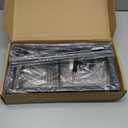 Office Desk Shelf Organizer, Wood Desktop Bookshelf Supplies Storage Rack, Shelf for Top of Desk and Dresser (Brown-2 Tier)