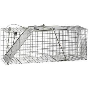 Havahart 1085 Large 1-Door Easy Set & Release Humane Live Animal Trap for Armadillos, Cats, Groundhogs, Muskrats, Nutria, Opossums, Racoons, Skunks, and Other Similar-Sized Animals