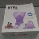 Facial Steamer Personal Steam Inhaler Sauna Facial Steamer Hot Mist Moisturizing Beauty Instrument Rejuvenate and Hydrate Your Skin (Purple)