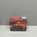 Wood Stove Fan with Double Motors, Stove Fan Heat Powered, Fireplace Fan with Magnetic Thermometer, Wood Stove Accessories Non Electric Fan for Wood/Gas/Log Burner Stove