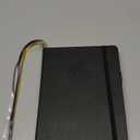 1 Year Financial Planner Black Faux Leather Daily Weekly Monthly Expense Tracker