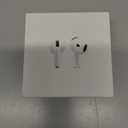 Apple AirPods 4 Wireless Earbuds, Bluetooth Headphones, Personalized Spatial Audio, Sweat and Water Resistant, USB-C Charging Case, H2 Chip, Up to 30 Hours of Battery Life, Effortless Setup for iPhone