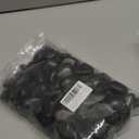 Black Pebbles for Indoor Plants, Natural Polished River Rocks, Small Decorative Stones for Planters Vase Fish Tank Aquariums Landscaping Garden, 5lbs