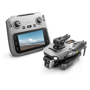 5G GPS Drone with 4.5" Touchscreen Remote & Cargo Release - 2K Brushless Motor Quadcopter for Adults (20min Flight/Night Lights) | Foldable FPV RC Aircraft with Obstacle Avoidance