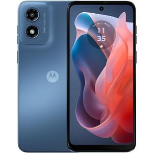 Motorola Moto G Play (2024) XT2413 64GB Storage 4GB RAM Sapphire Blue, Verizon (Postpaid & Prepaid) 6.5" 90Hz Display