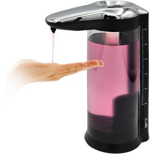Rechargeable Automatic Soap Dispenser Touchless. Large 22oz Dual Wall Mountable or Countertop Liquid Hand Soap Dispenser for Kitchen Sink. Automatic Soap Dispenser Bathroom.