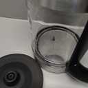 TOPZEE 1.7L Glass Electric Kettle for Coffee & Tea, Hot Water Boiler with 6 Preset Temperatures, Keep Warm and Memory Function, Auto Shut-off & Dry Boil Protection, BPA Free, Rapid Boil, 1500W, Silver