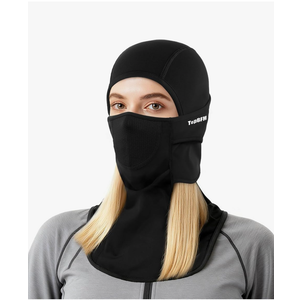 Balaclava Women with Long Hair, Ski Mask Movable Thermal, Cold Weather Face Cover for Skiing Outdoor Activities