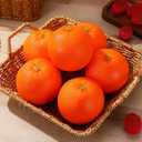 Unomor 18pcs Simulation Oranges Lifelike Oranges Artificial Fruit Models for Kitchen Dining Room Living Room Home Decor Business Display Photo Prop 3.14 X 3.14 X 8.26 in