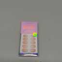 BTArtbox Square Ombre Press On Nails -Soft Gel Press On Nails Short with Nail Glue, 15 Sizes - 30 Reusable Fake Nails Kit, Vanilla Cream