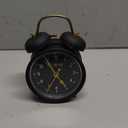 La Crosse 617-3314BG Black Twin Bell Quartz Alarm Clock
