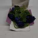 12pcs Roses Artificial Flowers Navy Blue Fake Roses Flowers with Long Stems Silk Flowers for Wedding Bouquet Centerpices Decorations Party Bridal Baby Shower Home Decor
