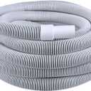 Poolmaster Commercial In-Ground Swimming Pool Vacuum Hose With Swivel Cuff, 1 1/2-Inch x 45-Foot