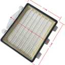 2pcs CF Clean Fairy Fiberglass Filters Compatible With Karcher Tornado CV30 CV38 CV48 Commercial Vacuums