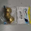 SharkBite 1 Inch 45 Degree Elbow, Push to Connect Brass Plumbing Fitting, PEX Pipe, Copper, CPVC, PE-RT, HDPE, U660LFA
