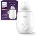 Philips Avent Premium Fast Bottle Warmer, with Smart Temperature Control, Water Bath Technology, Automatic Shut-Off, Model SCF358