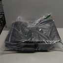 Collapsible Trunk Organizer for Car with Insulated Leak proof Cooler Bag, 3 Compartments SUV Cargo Organizer Removable Dividers, 5 in1 Car Storage Organizer with Foldable Lid,2 Tie-Down Straps(Black)