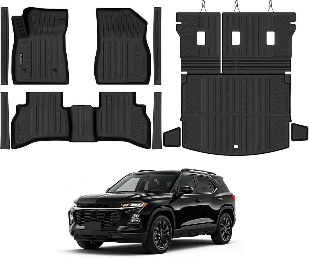 All Weather TPE Floor Mat Set for 2021-2026 Chevy Trailblazer AWD