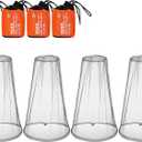 HESTYA 4 Pack Mosquito Net Face Mesh Protecting Net for Outdoor Hiking Camping Climbing Mosquito Fly Insects Preventing(Grey) (Gray)