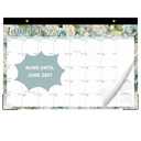 Lbylyhxc 2026 Desk Calendar, 18-Month Calendar Runs from Jan. 2026 to Jun. 2027, Large 17" x 12" Desktop/Wall Monthly Calendar for Home, School or Office (Vintage Flowers Desk Calendar), Pack Of 2