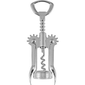OGGI Opener, Wing Corkscrew, Metal Manual Bottle Opener, Multifunctional Cork Screw for Home & Waiters with Beer Bottle Opener, Durable Design (Stainless Steel)