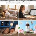 SERORA Aroma Oil  160ML Soft Floral & Vanilla Scent Refill for Cold Air Diffuser, Raspberry & Ylang-Ylang Notes, Gentle Essential Oil for Daily Relaxation & Calm Home Fragrance (5.4 Fl Oz (Pack of 1))