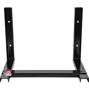 Buyers Products - 1701000 Mounting Brackets For 24/36 Inch Poly Truck Boxes, Black Steel, 15 x 14 Inches