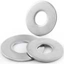 VGBUY 28PCS 5/8 Flat Washers for Screws and Bolts, 1-1/2 OD, Thickened 304 Stainless Steel 5/8 Washer Flat, Large Hardware Washers for Home, Industry, Indoor and Outdoor Use