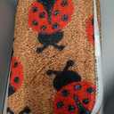 Ladybug Doormat, Cute Welcome Mat, Spring Decor, 16x24 Inch, Red